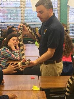 NC Zoo Reptile Keeper at GBT Career Day