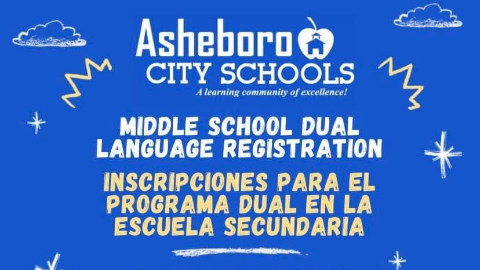 Middle School Dual Language Registration Now Open