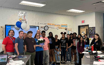 Ms. Graham and students