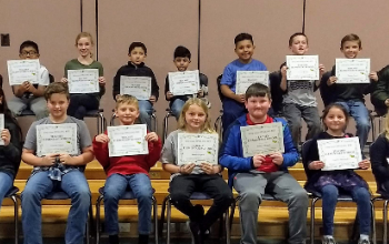Spelling Bee classroom winners