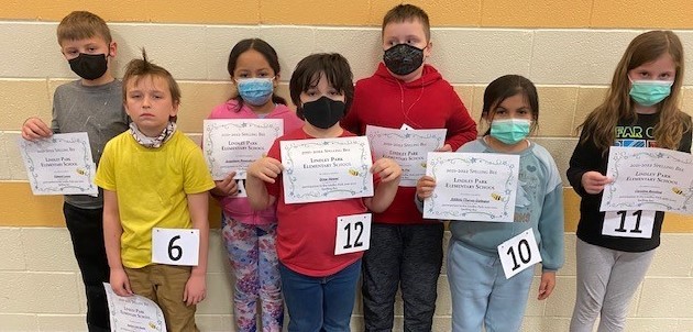 3rd Grade Classroom Spelling Bee Winners