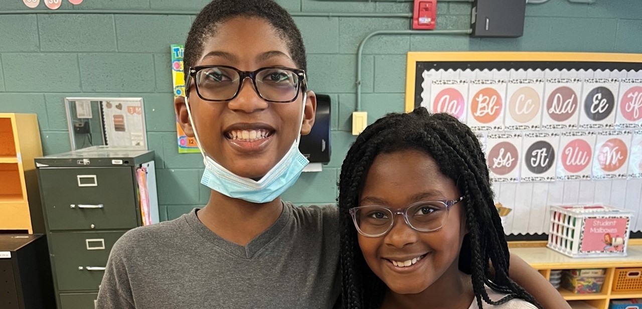 Students from open house