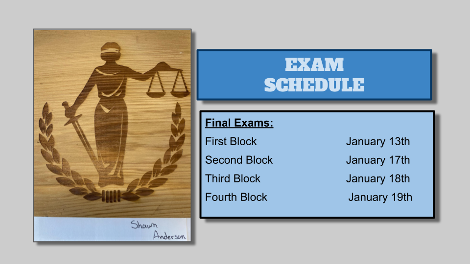 Exam Schedule