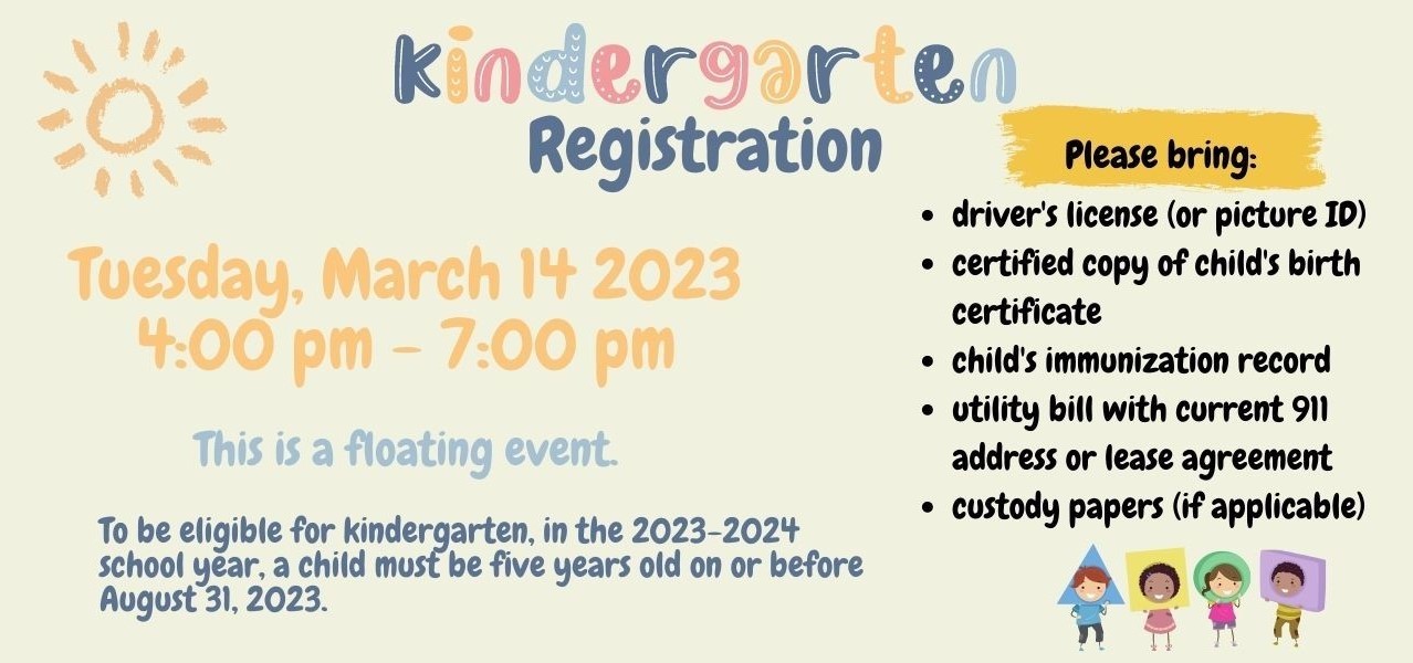 Kindergarten registration info