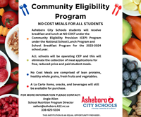 Community Eligibility Program Flyer