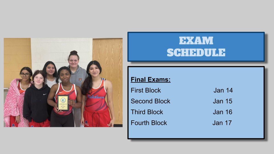 Final Exam Schedule