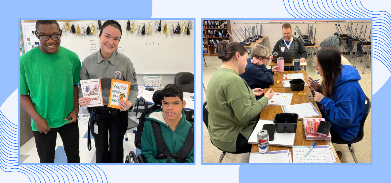 Collage of students