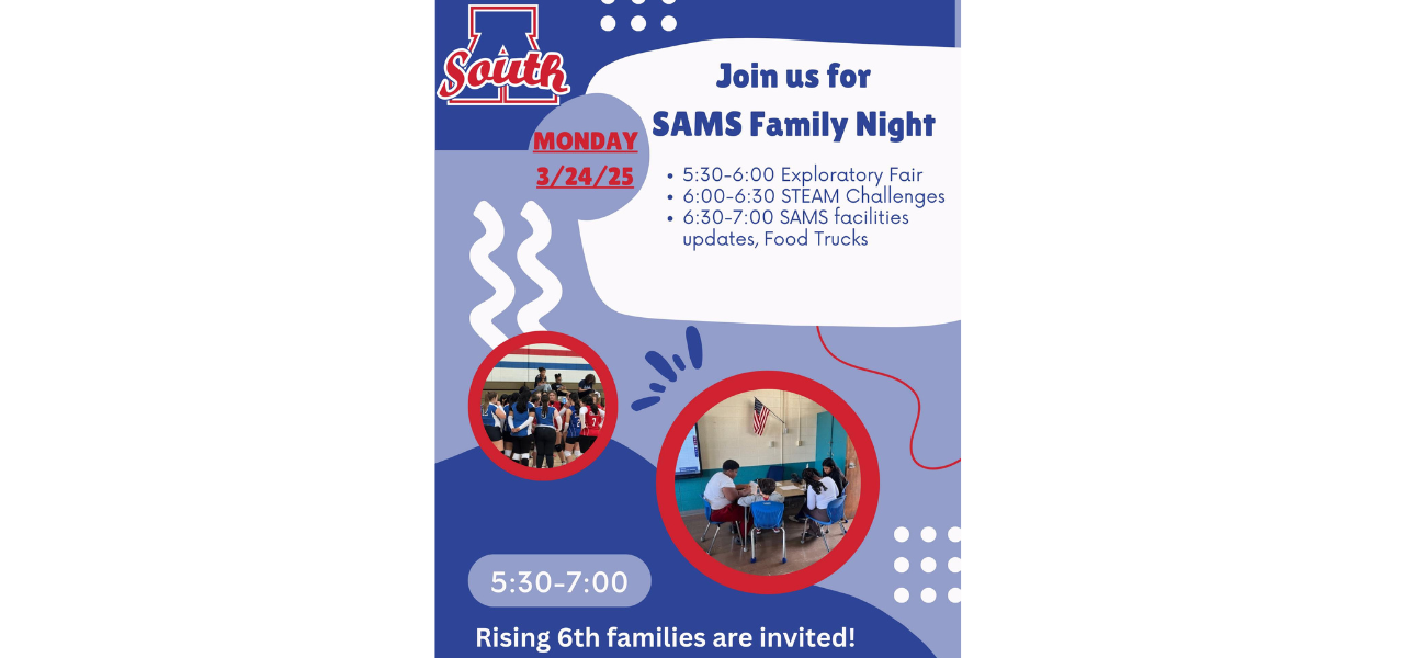 SAMS Family Night 03/24/25