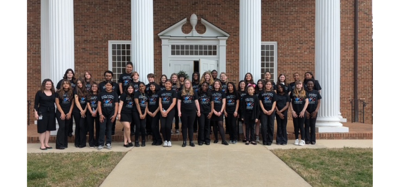 7th and 8th grade chorus students for their outstanding performances at the NC Middle School Performance Adjudication